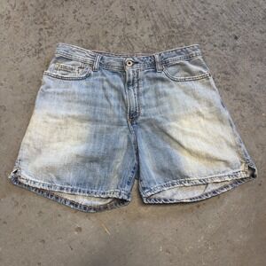 Polo Jeans Co Ralph Lauren Saturday Jean Light Wash Denim Shorts Womens 10 30W